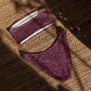 Recycled bandeau bikini